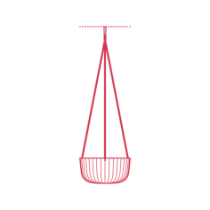 Objects Plant Pots Ikea Appelros Hanging Planter Tracing Svg Vector, Free Vectors File